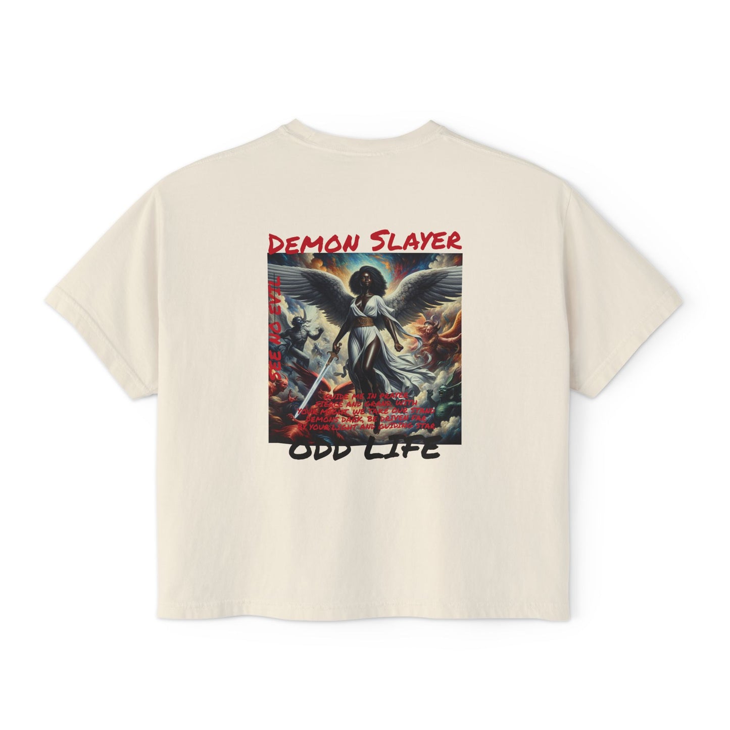 (Women's) “Demon Slayer” Boxy Tee