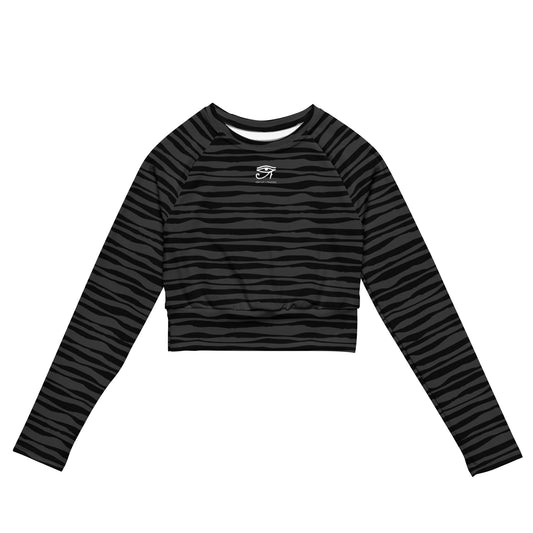 long-sleeve crop top