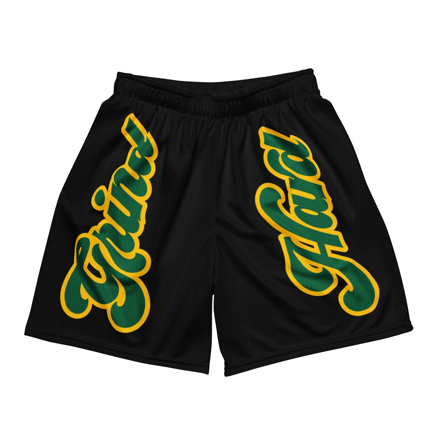 "Grind Hard" mesh shorts