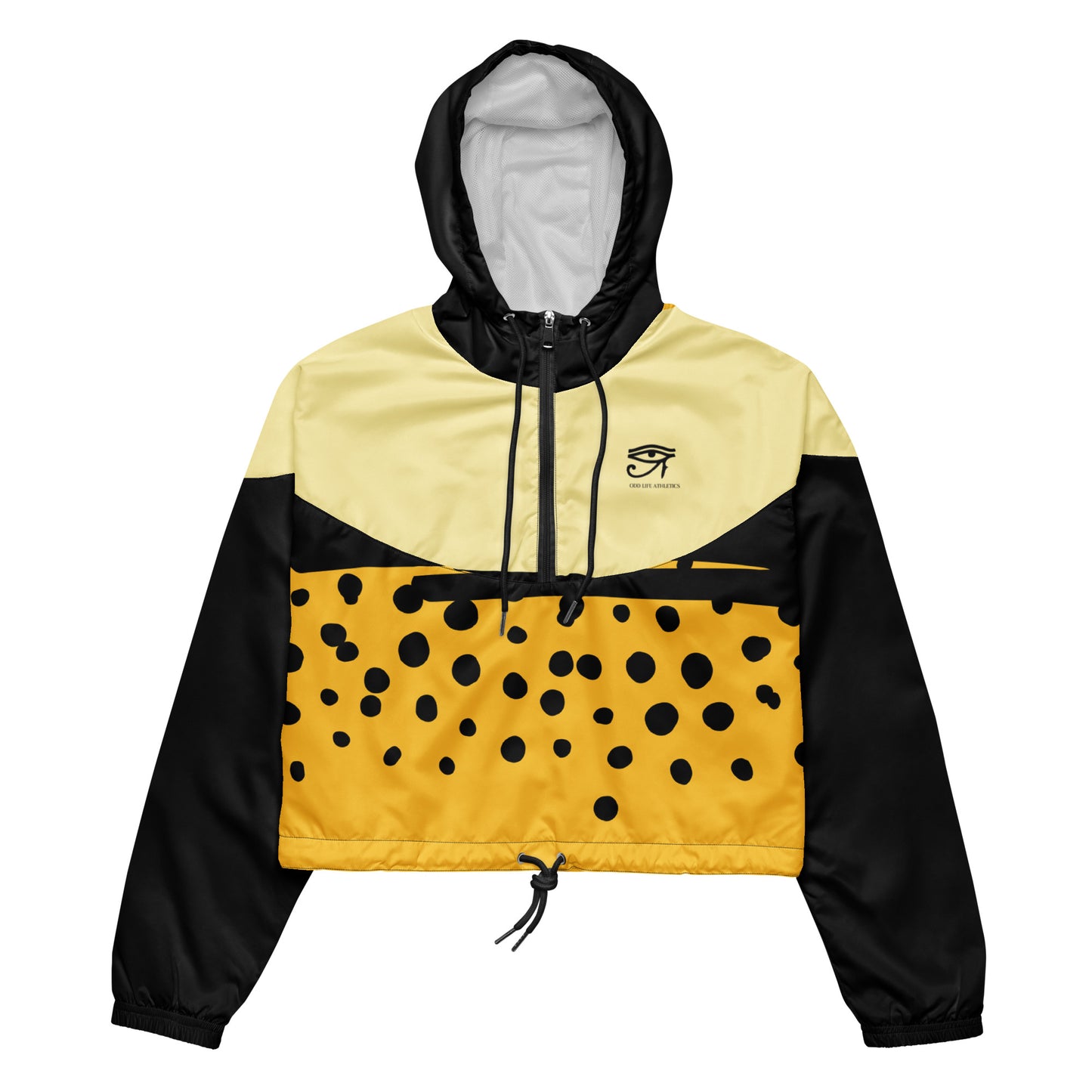 (Women’s) "Bee-Hive"  cropped windbreaker