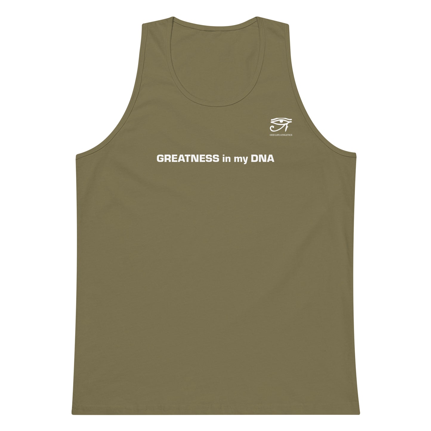 "Greatness in my DNA" premium tank top