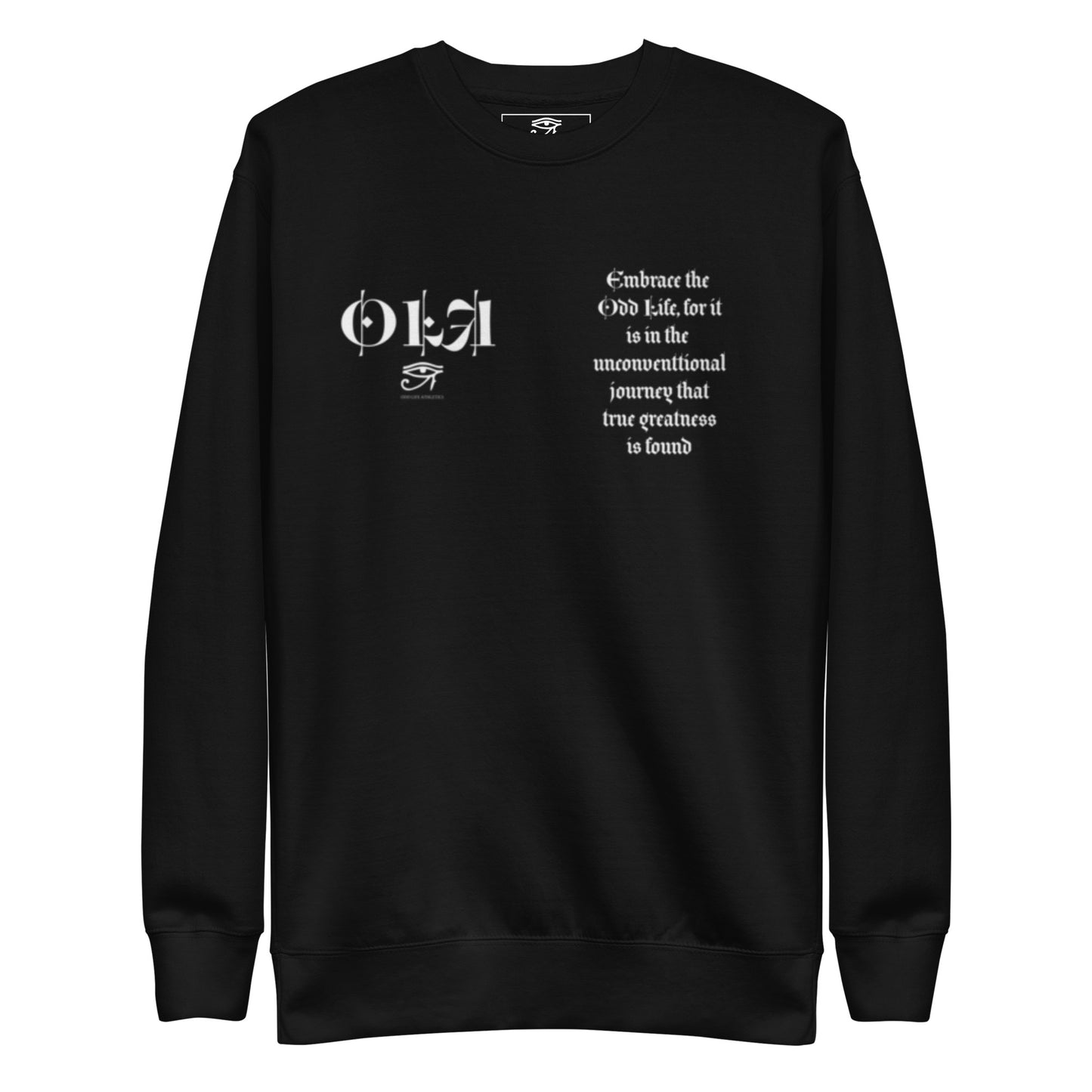 (Unisex) "Embrace Odd Life" Premium Sweatshirt