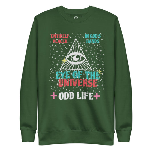 (Unisex) "Eye of The Universe" Premium Sweatshirt