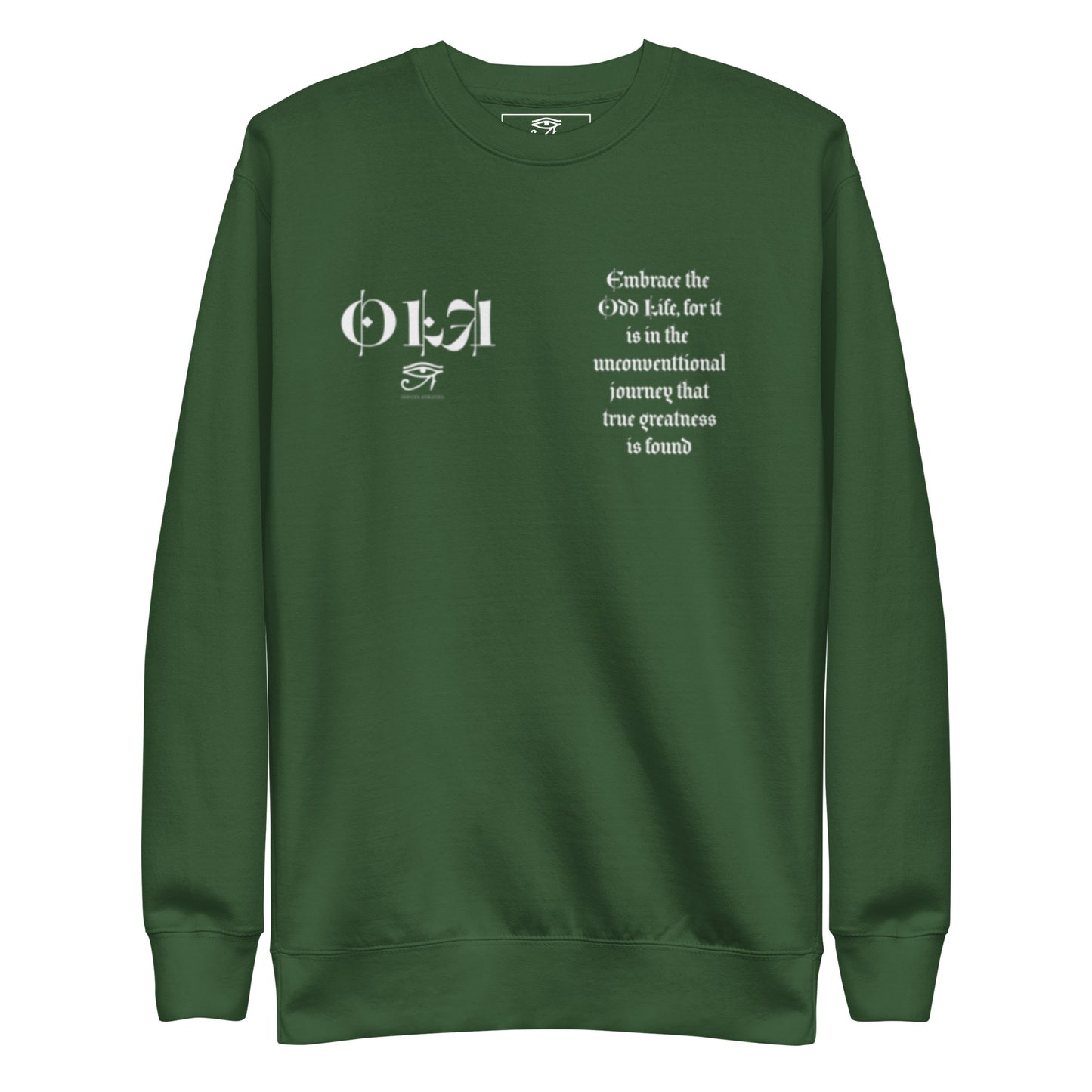 (Unisex) "Embrace Odd Life" Premium Sweatshirt