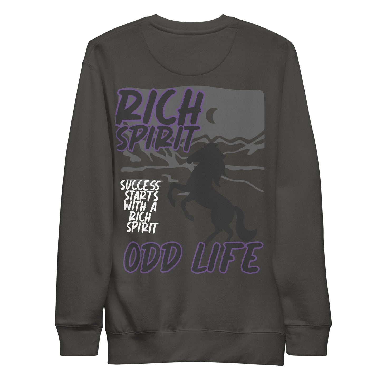 (Unisex) "Rich Spirit" Premium Sweatshirt