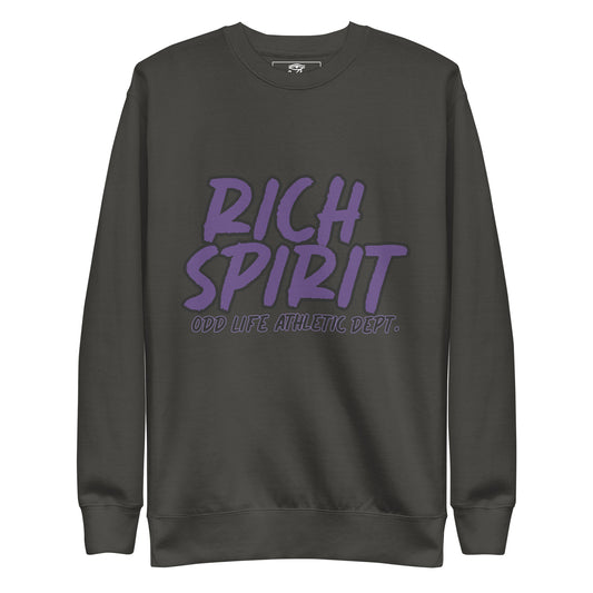 (Unisex) "Rich Spirit" Premium Sweatshirt