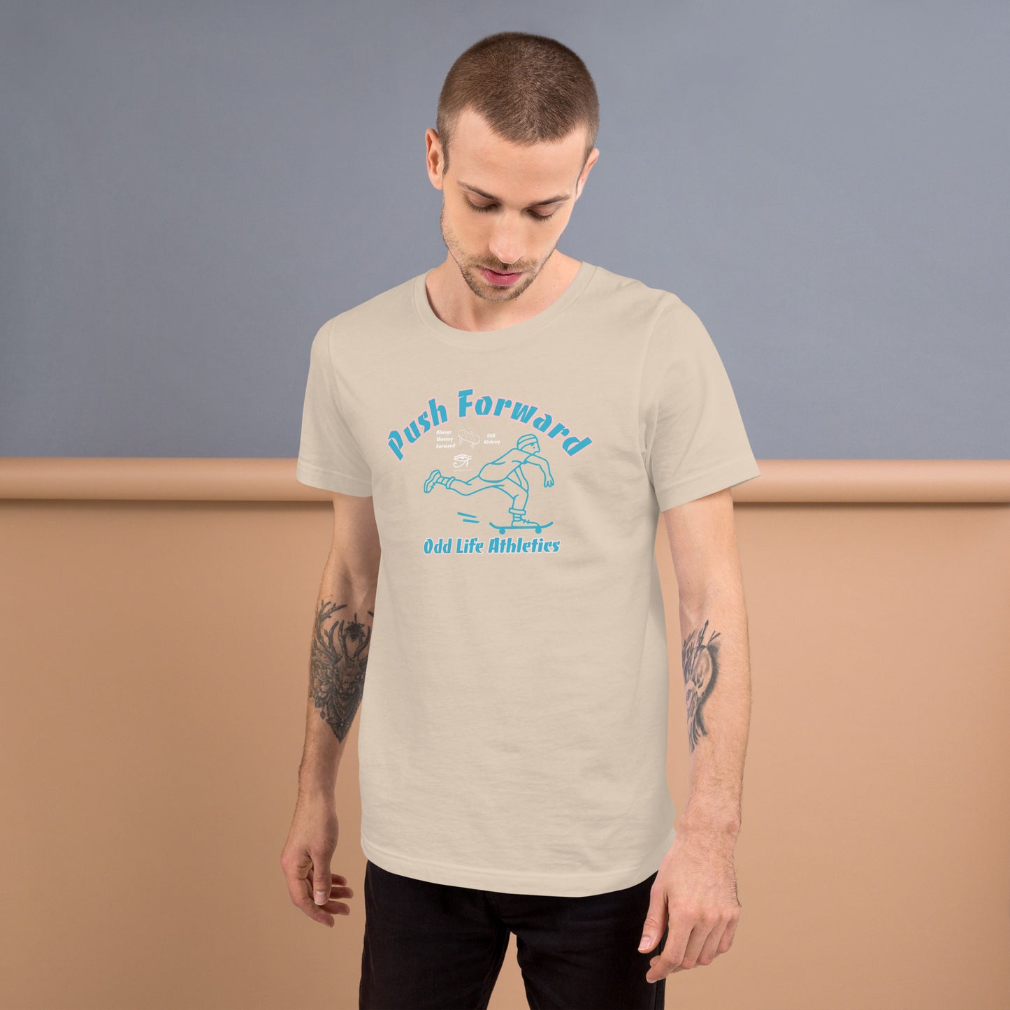 Unisex "Push Forward" t-shirt