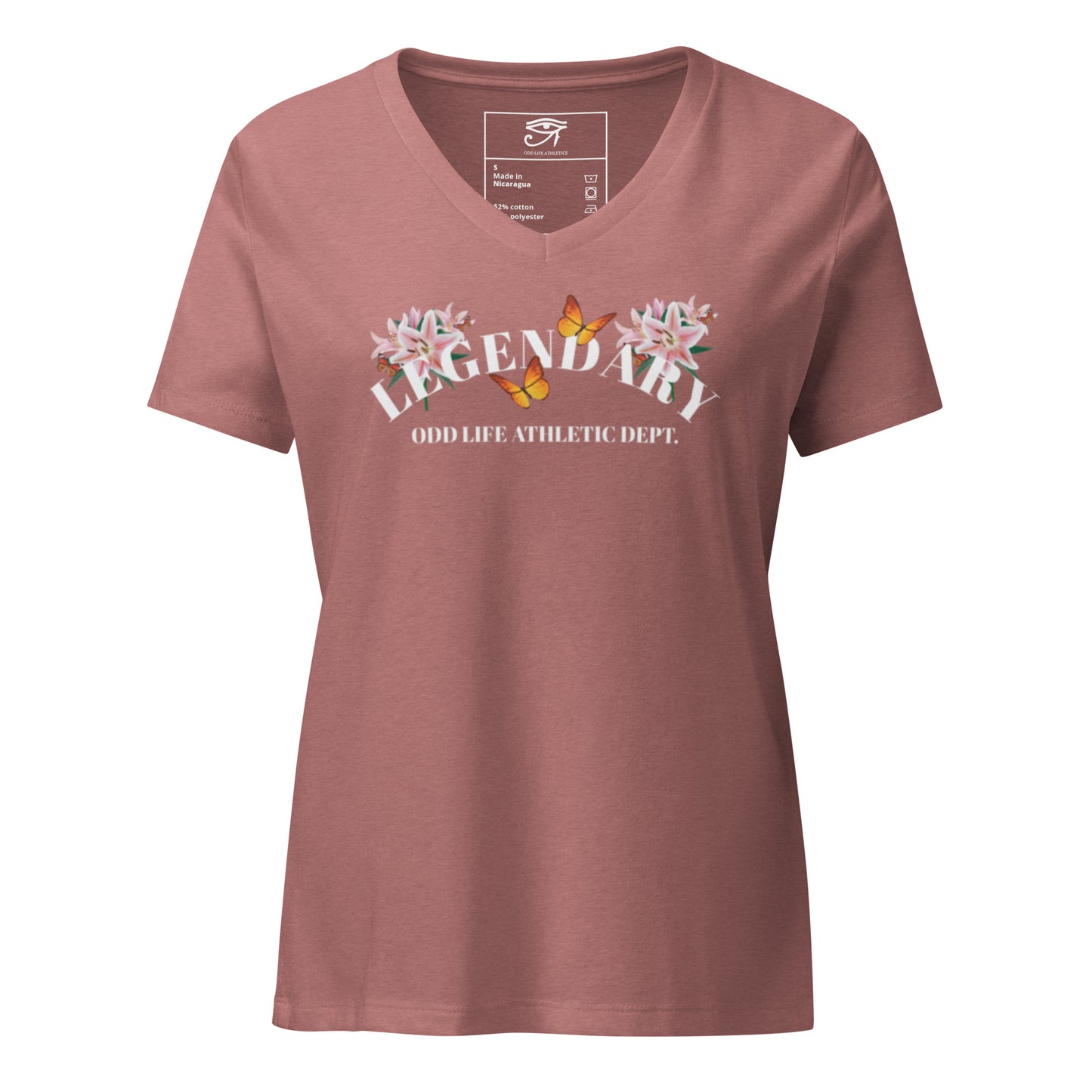 (Women’s) "Legendary" relaxed v-neck t-shirt