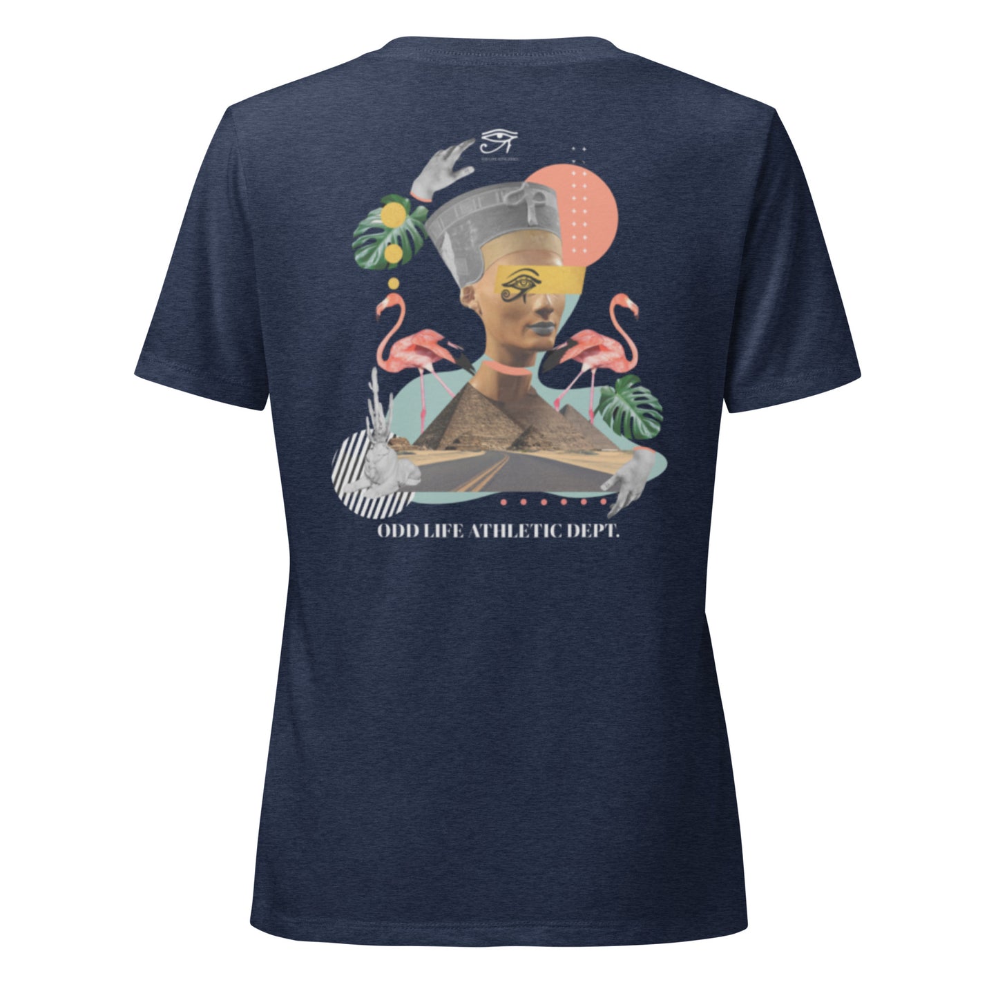 (Women’s) "Tropical Egypt" relaxed v-neck t-shirt