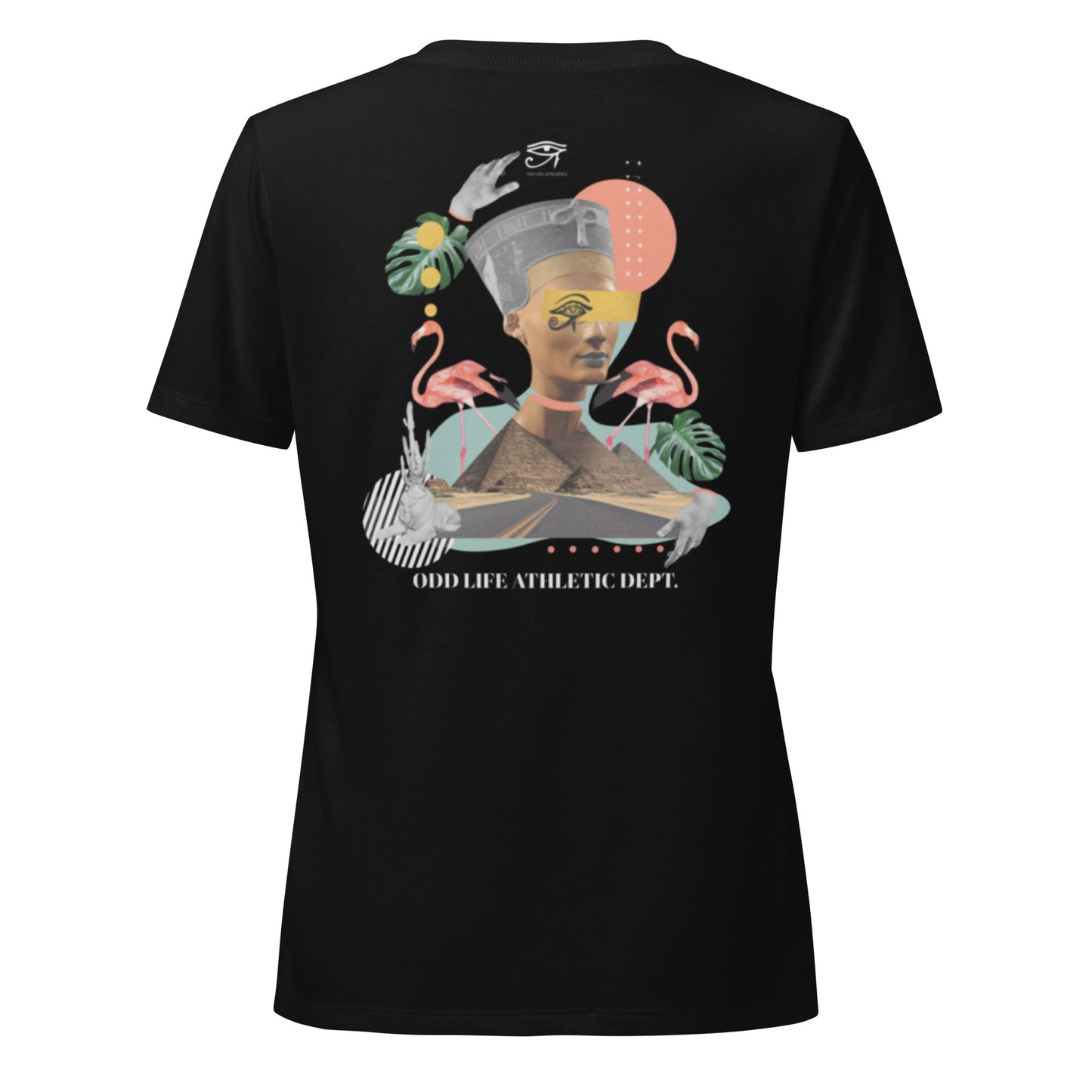 (Women’s) "Tropical Egypt" relaxed v-neck t-shirt